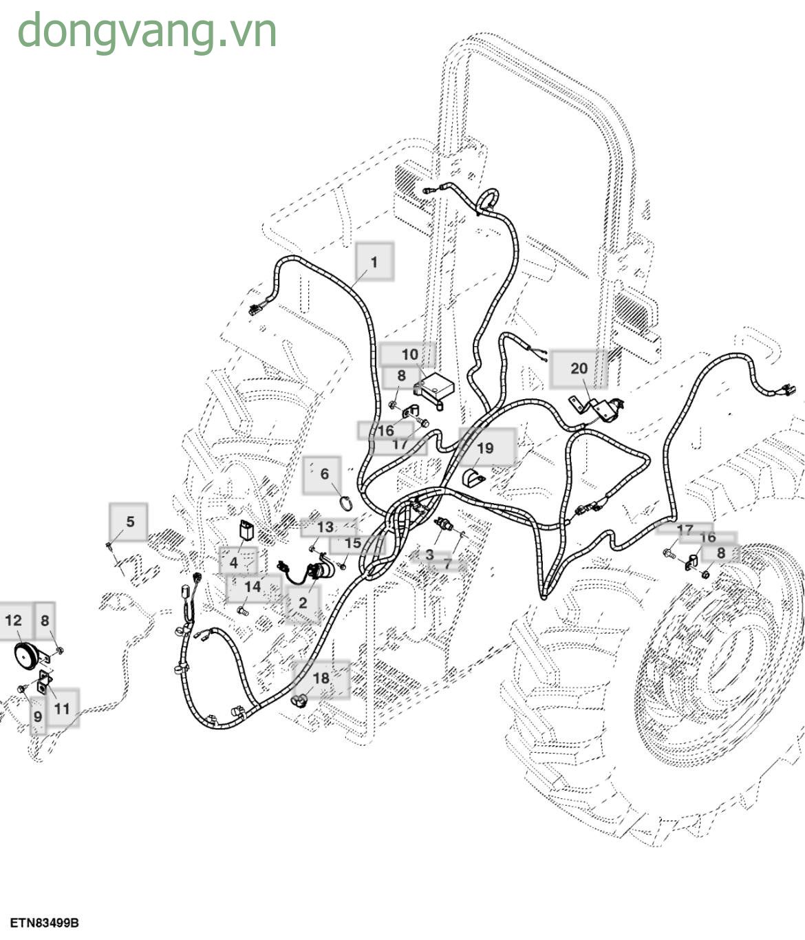 Wiring Harness (Rear) ( - 004268) - ST785621